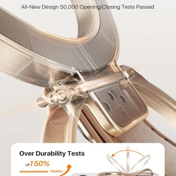 NEW Premium Leather Magnetic Phone Grip for MagSafe Adjustable Phone Ring - Picture 3 of 9